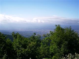veduta della piana di Firenze da Monte Morello...